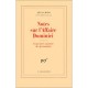 Notes Sur L'affaire Dominic , Essai Sur Le Caractere Des - Jean Giono