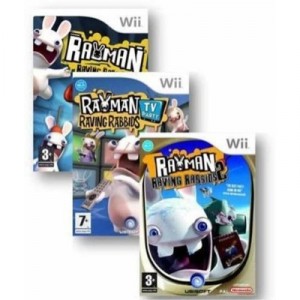 Tripack Rayman vs Lapins crétins pour Nintendo Wii