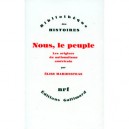 Nous, Le Peuple , Les Origines Du Nationalisme Americain - Elise Marienstras