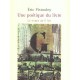 Une Poetique Du Livre - Eric Pistouley