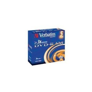 Storage Media Verbatim 3x DVD-RAM (43491) Set of 5