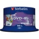 Support de stockage DVD+R 16x Verbatim (43512) Lot de 50