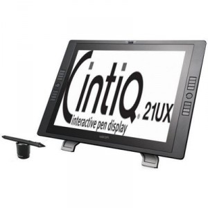 Wacom - Cintiq 21UX - interactive pen display TFT 21.3 "- Graphic Tablets - USB (DTK2100) Digital Pen