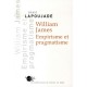 William James , Empirisme Et Pragmatisme - David Lapoujade