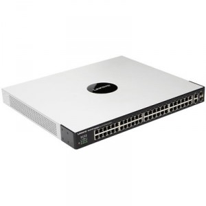 Linksys Cisco Small Business Managed Switch SFE2010P - Commutateur - 48 ports - Ethernet, Fast Ethernet - 10... (4260039346524)