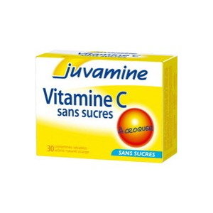 Vitamine C sans sucres à croquer (Juvamine)