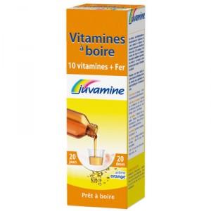 Vitamines à boire, 10 vitamines + Fer (Juvamine)