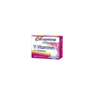 Vitamines-Minéraux 11 Vitamines 7 Oligo Eléments Fizz (Juvamine)