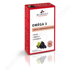 LES 3 CHENES PHYTOTHERAPIE Omega 3 - Boîte de 30 comprimes (Les 3 Chenes)