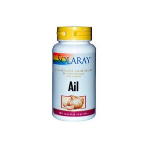 Ail de Culture Biologique 600 mg - 100 gél. vég. (Solaray)