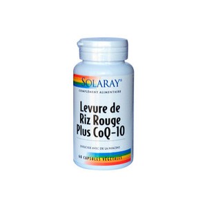 Levure de Riz rouge + Co Q10 - 60 gél. vég. (Solaray)