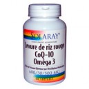 Levure de Riz rouge + Co Q10 + Omega 3 - 60 softgél. (Solaray)