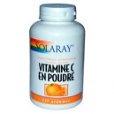 Vitamine C en poudre, non acide - 227 grs (Solaray)