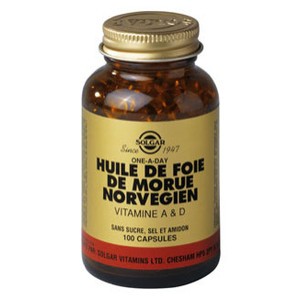 Huile de Foie de Morue - 100 softgels (Solgar)