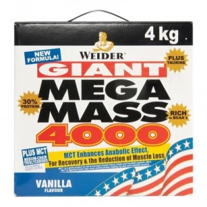 Prise de masse Giant Mega Mass 4000 (Weider Nutrition)