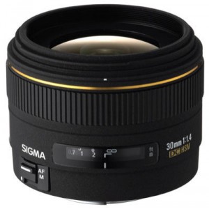 Sigma 30mm f/1.4 Lens for Minolta