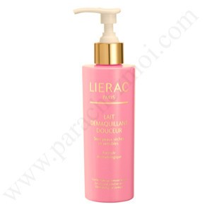 LIERAC Lait Demaquillant Douceur - Flacon pompe de 200 ml
