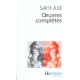 Oeuvres Completes - Antoine Louis De Saint-just