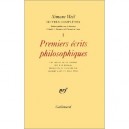 Oeuvres Completes T.1 , Premiers Ecrits Philosophiques - Simonne Weil