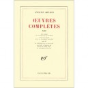 Oeuvres Completes T.13 - Antonin Artaud