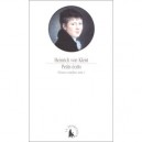 Oeuvres Completes T.1, Petits Ecrits - Heinrich Von Kleist