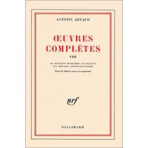 Oeuvres Completes T.8 - Antonin Artaud