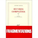 Oeuvres Completes Vol 1 T.14 - Antonin Artaud