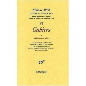 Oeuvres Completes T.6 , Cahiers (1933-septembre 1941) - Simone Weil