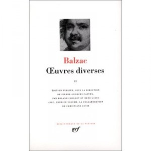 Oeuvres Diverses T.2 - Honore De Balzac