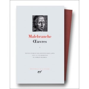 Oeuvres T.1 - Nicolas De Malebranche