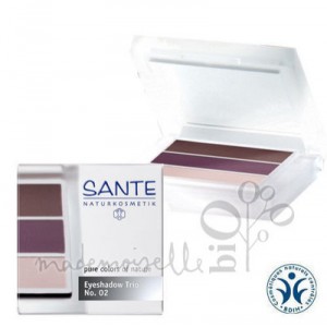 Sante Eyeshadow Trio # 2 Aubergine Health 4.5g