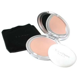 T.leclerc : Poudre compacte 10g (boîtier rétro argent) Ambré