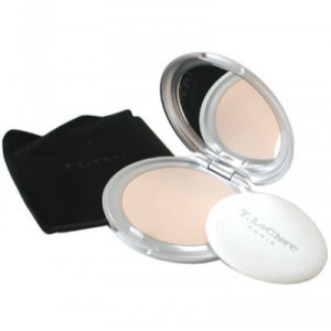 T.leclerc: Pressed Powder 10g (box retro silver) Ivory