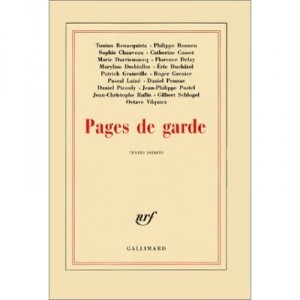 Pages De Garde , Textes Inedits Pour L'internat Des Hopitaux De Paris 1802-2002 - Collectif