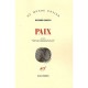 Paix - Richard Bausch