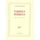 Paroles Perdues - Alexandre Romanes