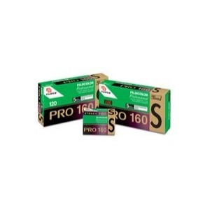Fujifilm - Pro 160 S - Pellicule Photo Négatif Couleur - Format 120 - Propack 5 films (36615)