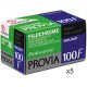 Fujifilm - Provia 100 F - Pellicule Photo Inversible Couleur - Format 135 - Propack 5 films 36 poses, 100 ASA (14981733)