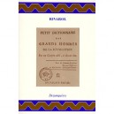 Petit Dictionnaire Des Grands Hommes De La Revolution - Antoine De Rivarol