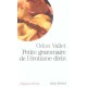 Petite Grammaire De L'erotisme Divin - Odon Vallet