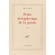 Petite Metaphysique De La Parole - Parain B