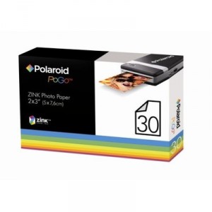 Polaroid Pack papier photo 3 x 10 feuilles pour imprimante photo PoGo