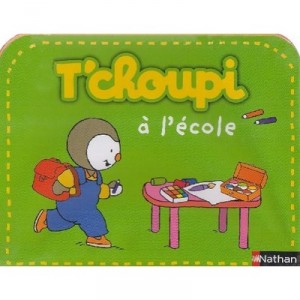 T'choupi briefcase to school - Thierry Courtin