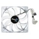 AeroCool LightWave - Ventilateur châssis - 140 mm - transparent Ventilateur de refroidissement du boîtier