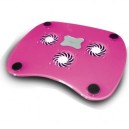 Elypse - Système de refroidissement pour PC portable - Hub USB 2 ports - 3 Ventilateurs - Rose