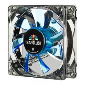 Ventilateur pour tuning PC Enermax TB Appolish - bleu - 80 mm Ventilateur de refroidissement du boîtier