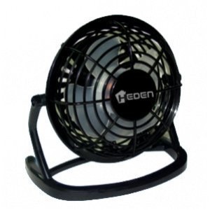 Heden Mini Ventilateur USB - Diamètre 9,6 cm - Alimenté par USB - Silencieux - Orientable
