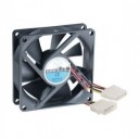 Konektikpc Ventilateur 8X8 cm avec cordon a prises MOLEX