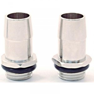 Swiftech chrome tip 0.25 "x 0.5", Set of 2 (BSPP250500CP)