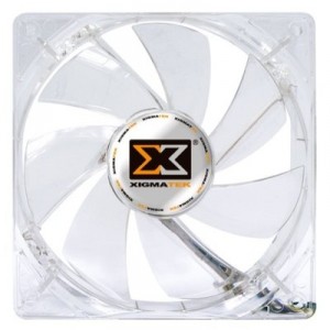 Ventilateur pour tuning PC Xigmatek Crystal Series CLF-F1254 - 120 mm - Blanc Réducteur de bruit